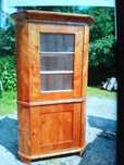 Witryna narożna biedermeier