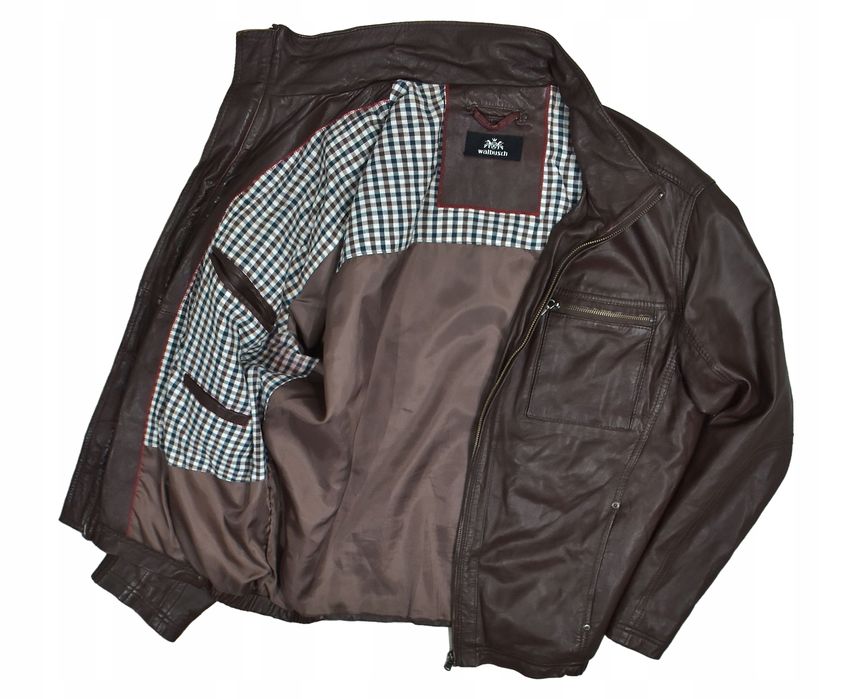 Walbusch Skórzana Kurtka Męska Nappa Ovis Aries 54