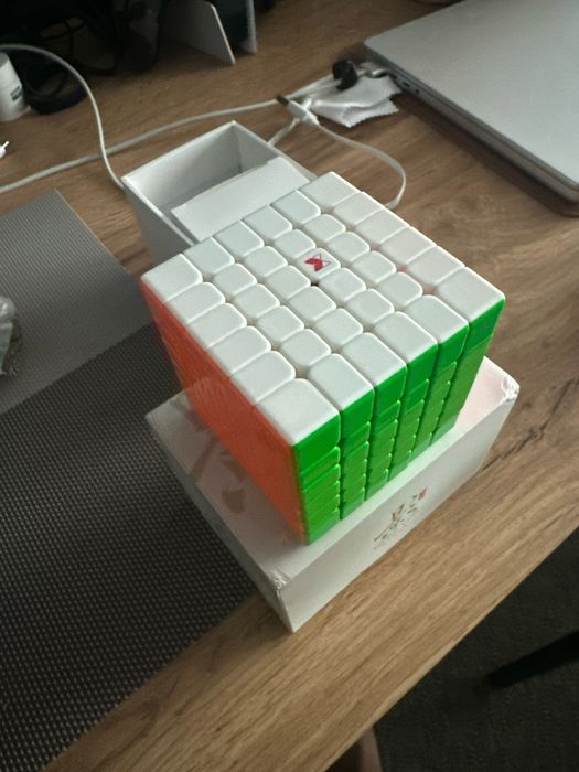 Кубик рубіка 6на6 ( Qiyi X-man Shadow v3 Ball Core UV)