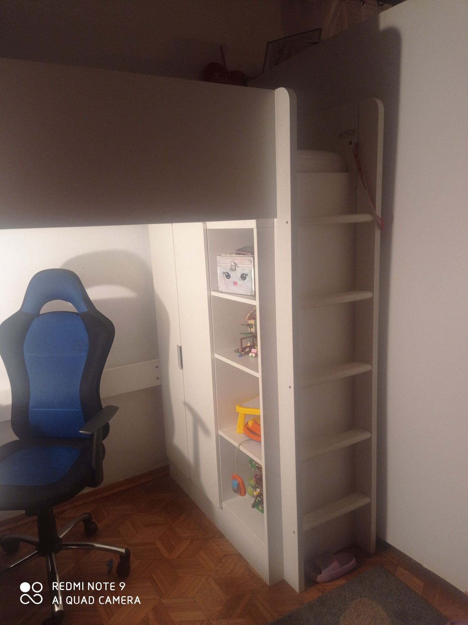 Tylko dzis.Lozko na antresoli IKEA  dla dzieci+materac gratis