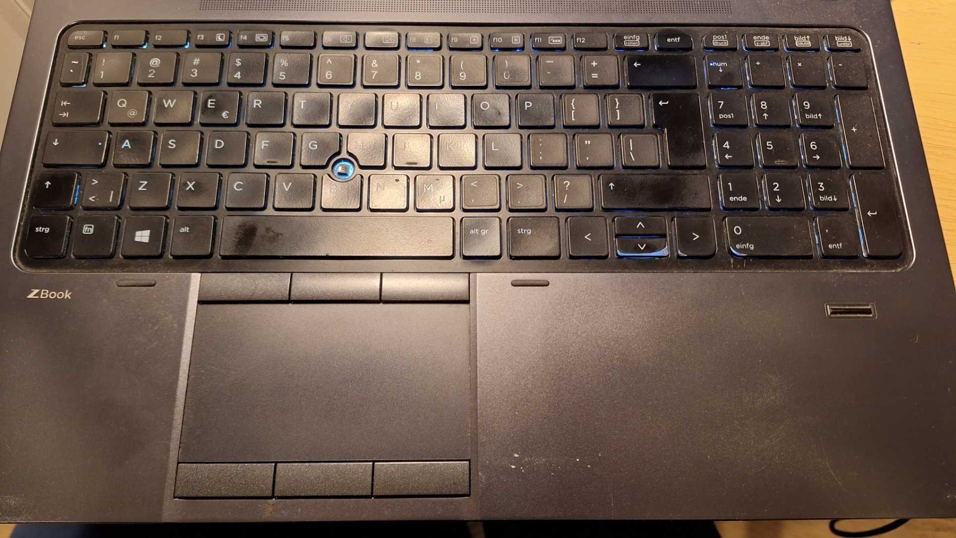 Laptop HP ZBook 15 Windows 7 Prof