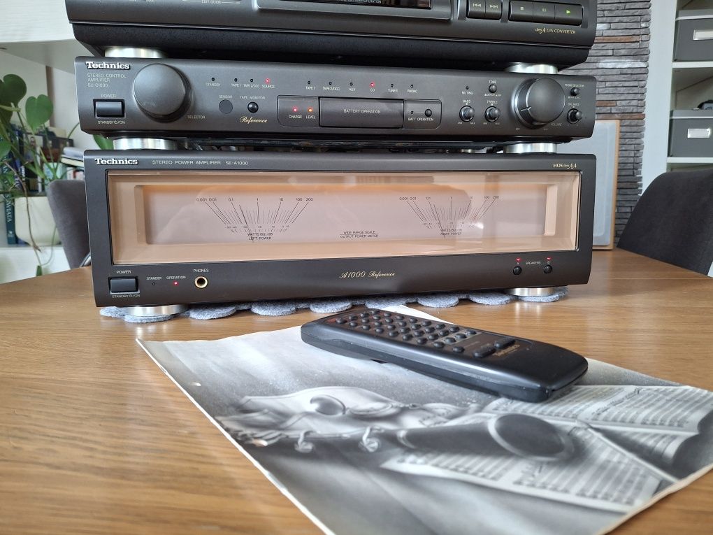 Technics SE-A1000 i SU-C1000 wzmacniacz