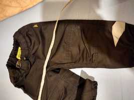 spodnie przeciwdeszczowe chłopięce, czarne, 98 cm