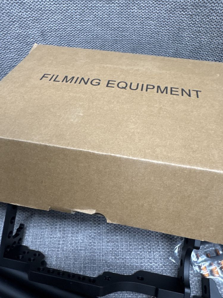 Aluminiowa klatka DSLR Rod Rig Camera Video + uchwyt