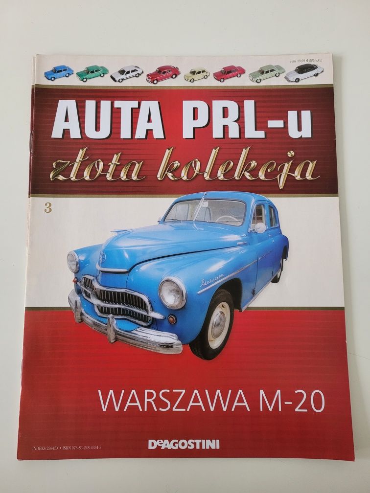 Gazetka plakat Auta PRL Warszawa M-20