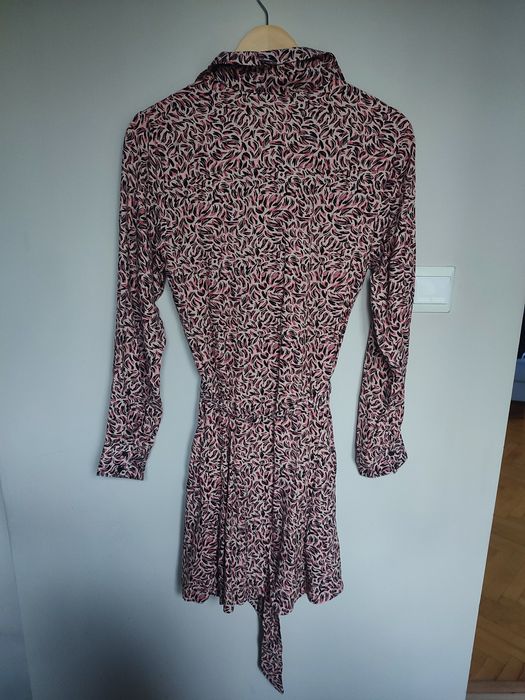 Nowa z metką różowa sukienka we wzory Sinsay