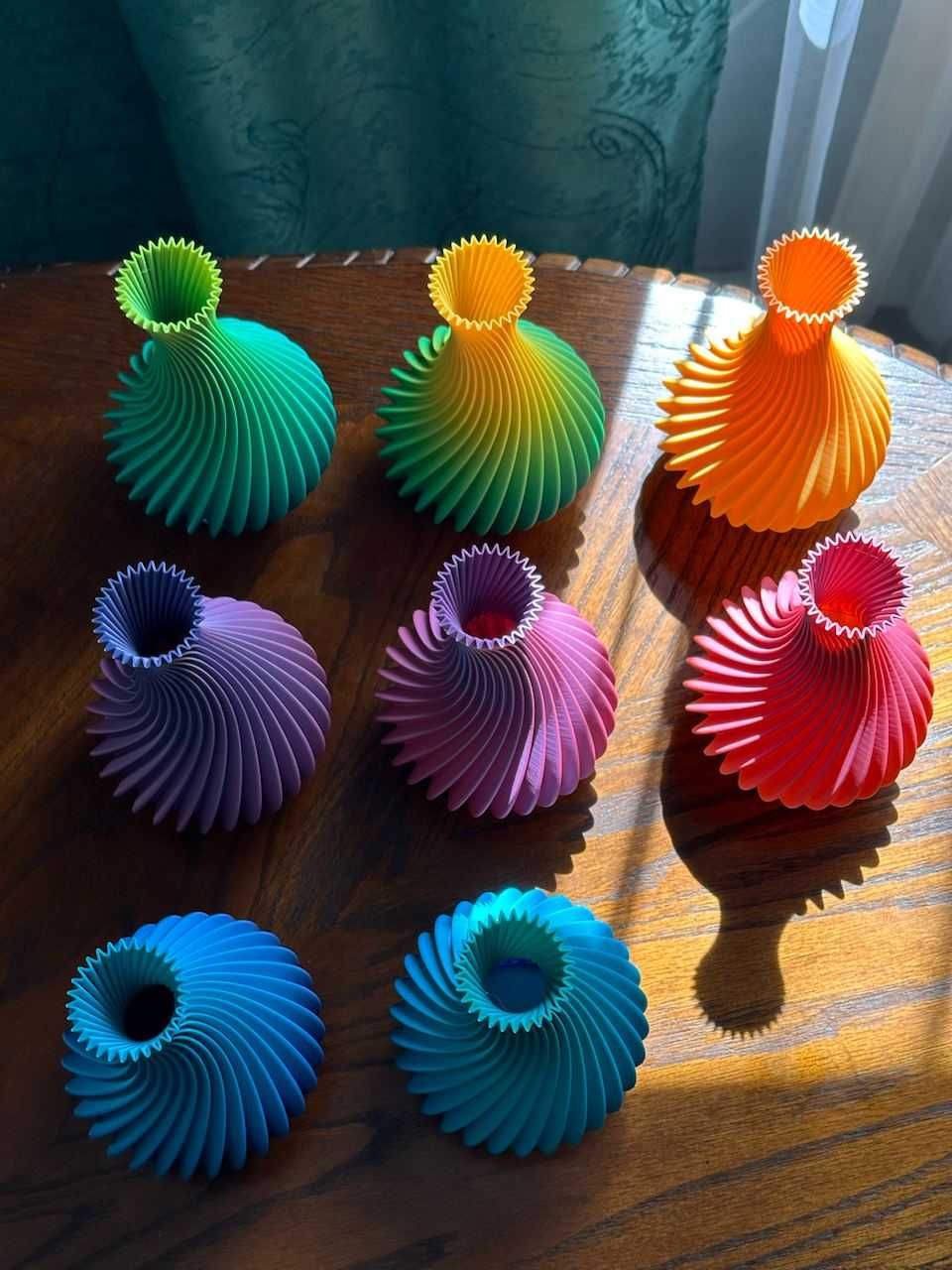 3D спіральна ваза Rainbow