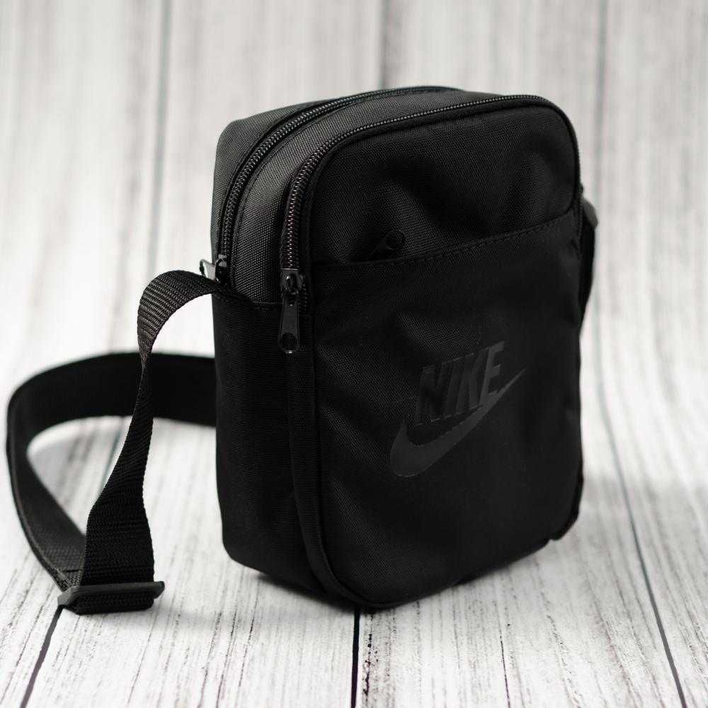 Спортивная сумка  мессенджер Nike  черная через плечо барсетка