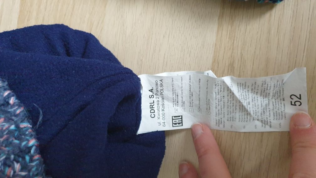 Zestaw czapka plus komin Cocodrillo r. czapki 52