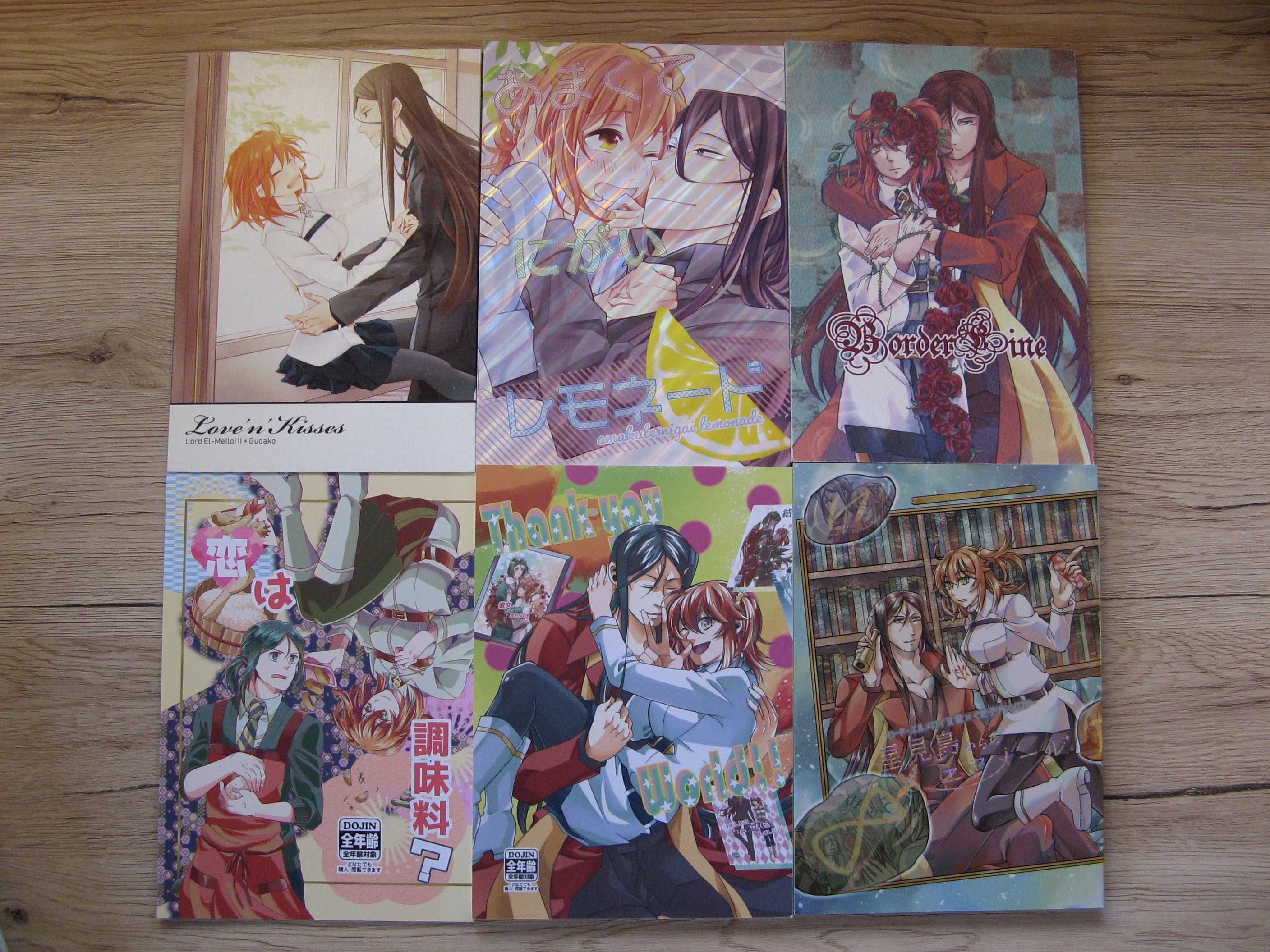 Doujinshi manga fanowska FGO Lord El Melloi II Gudako 15 zeszytów JP