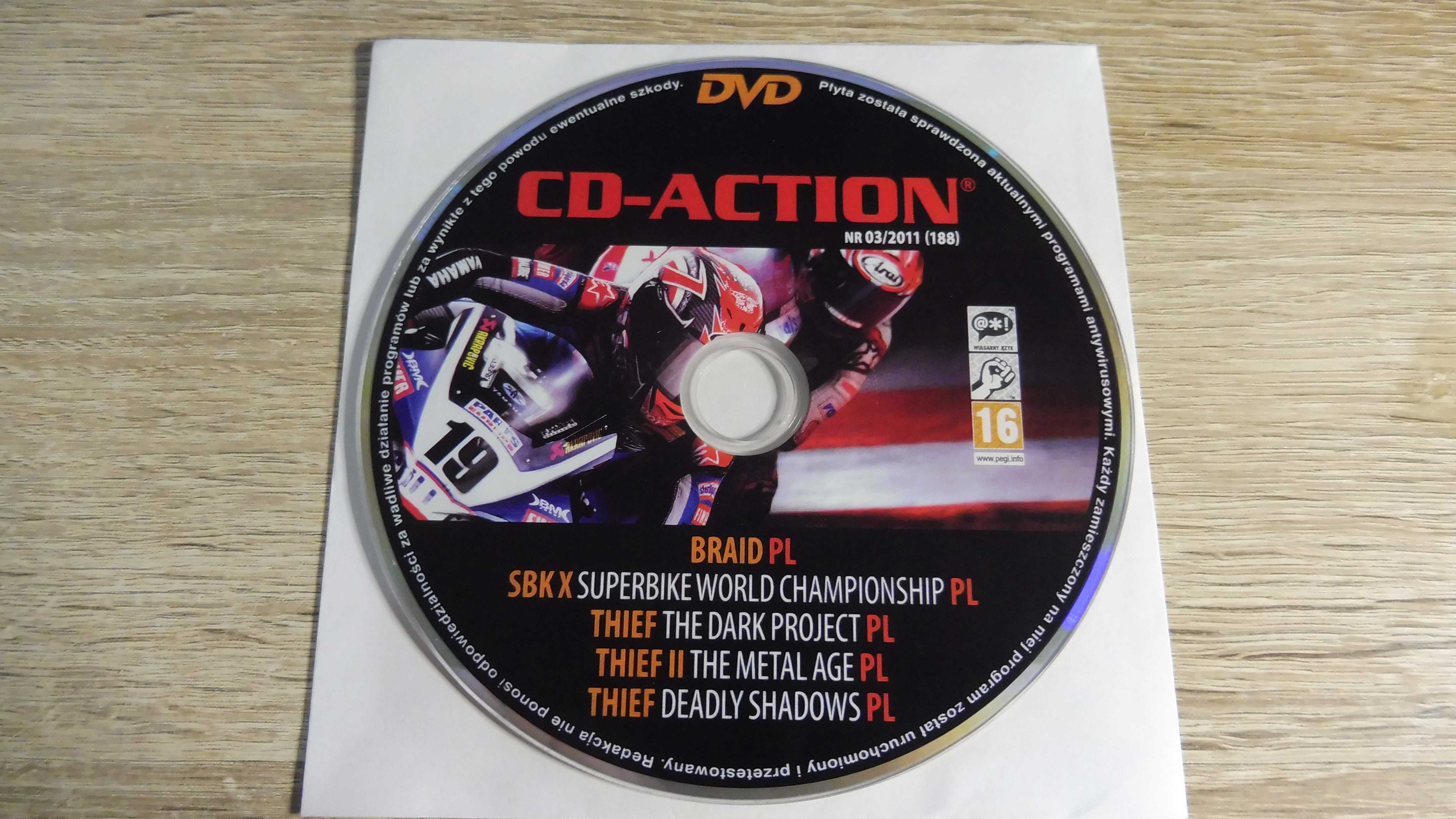CD Action 03/2011 (188) - Braid, SBK X, Kolekcja Thief