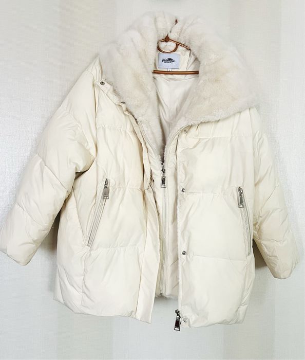 Стильна зимова жіноча куртка- пуховик, L