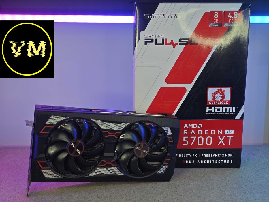 VM PC Магазин Rx 5700 xt 8gb Sapphire Pulse Відеокарта Суперзнижки!