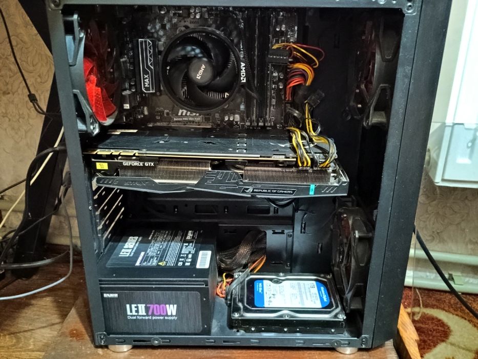 Ігровий ПК Ryzen 5500 GTX 1080 16gb RAM 240 M2 SSD 1000 HDD