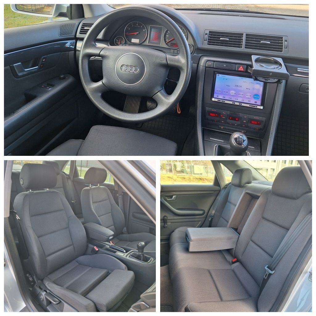 Audi A4 B6 1.8 TURBO 150KM Alu Gwint Navi DVD Xenon Zadbana 190tyś.km!