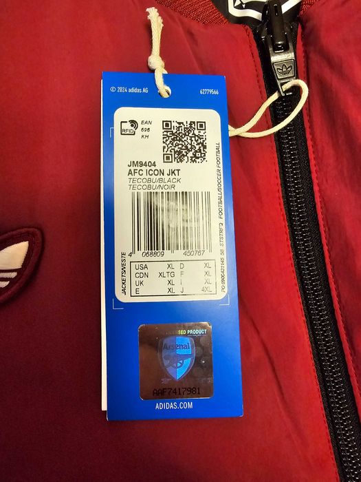 Оригинальная куртка Adidas FC Arsenal