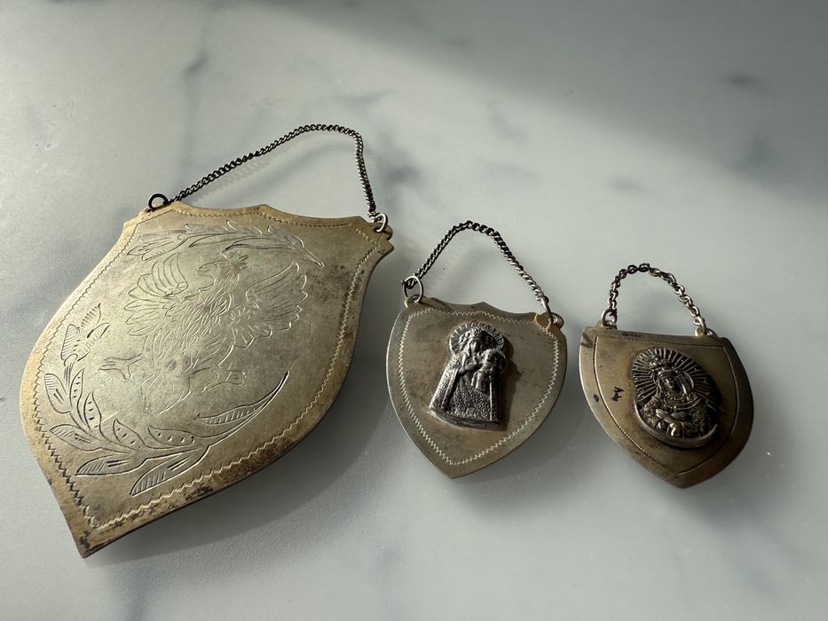 Ryngraf patriotyczny srebro marka boska ostrobramska orzel patriotyk