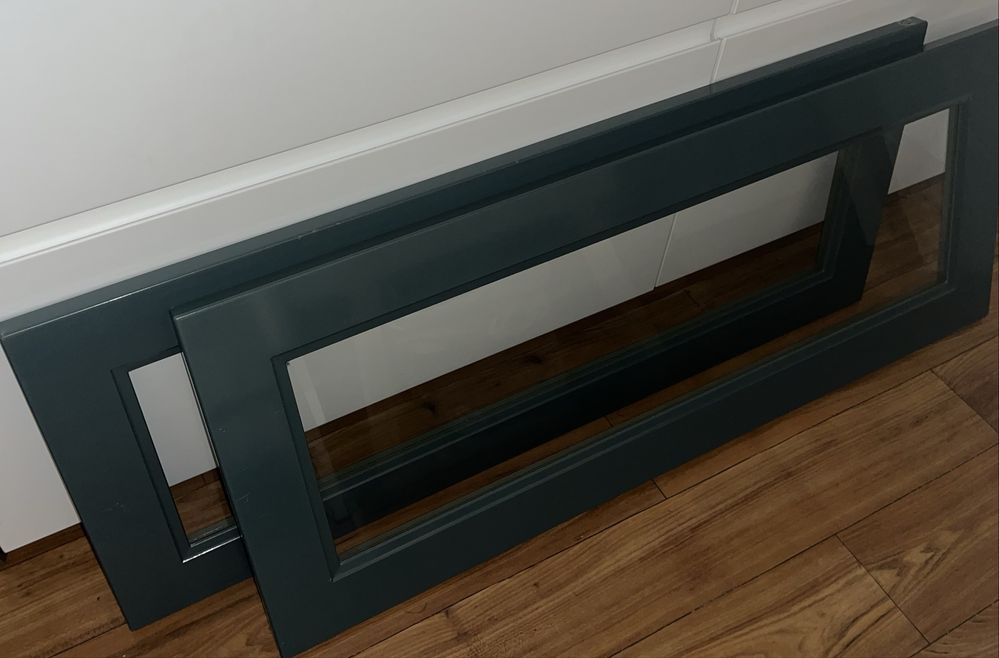 2x 40x100cm. A X S T A D ikea metod front drzwi maximera utrusta szkło