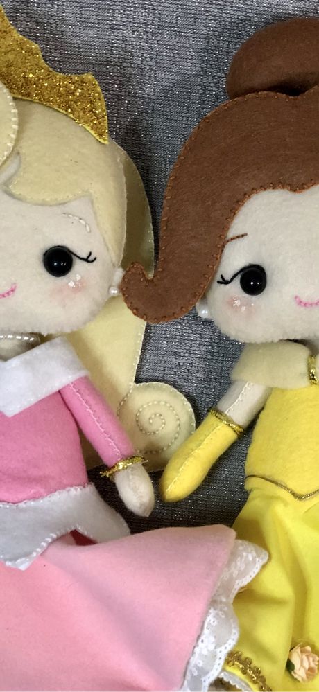 Bonecas Princesas em Feltro