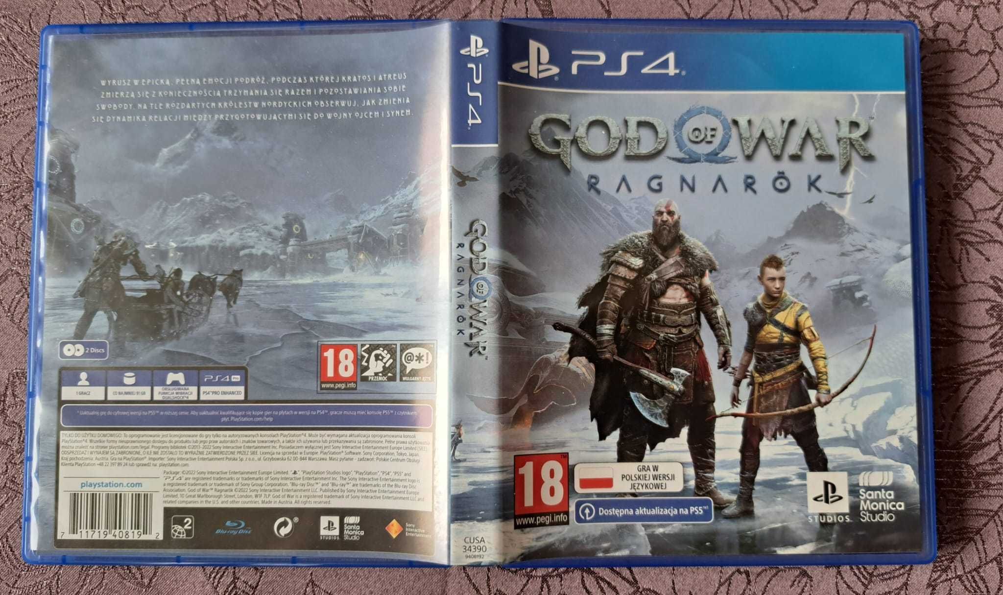 God of War Ragnarok PS4 Nowa bez folii