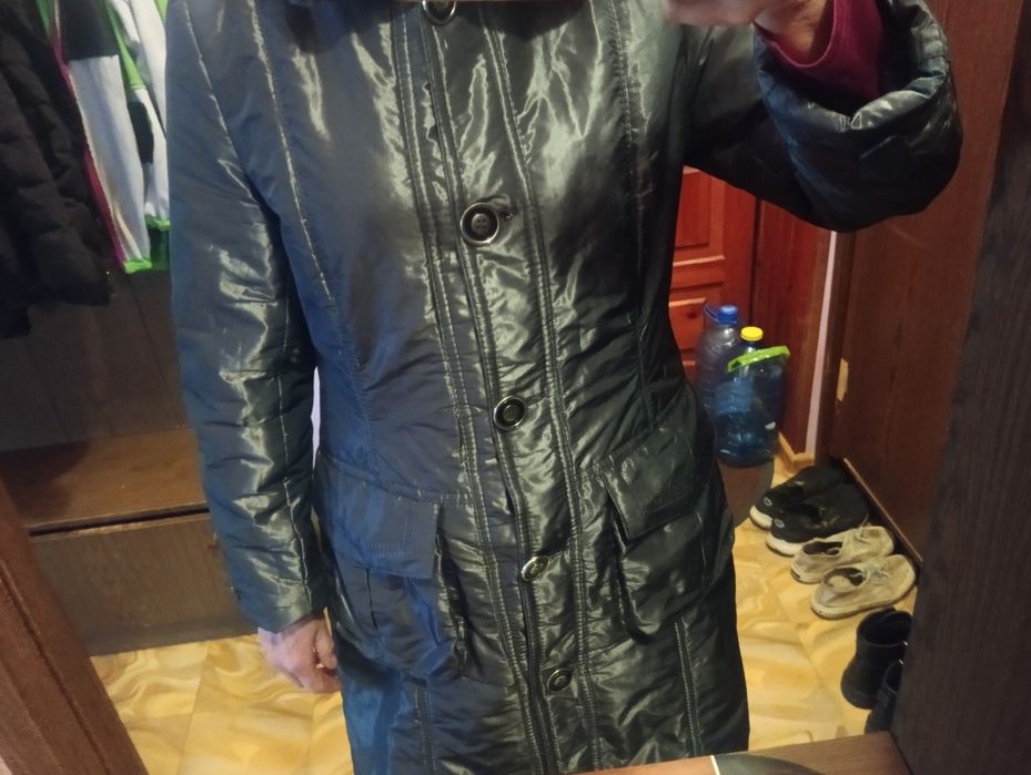 Куртка-пальто р.46 (М) женская