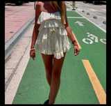 Zara. Viralowy koronkowy top. Rozmiar M. Kolor ecru