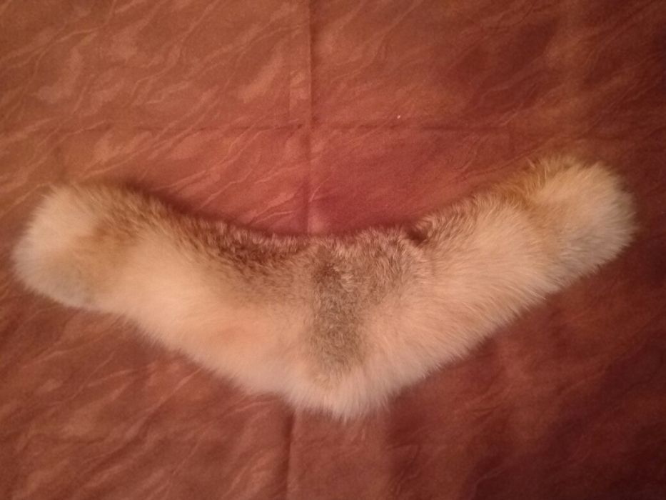 Воротник лиса натуральный мех