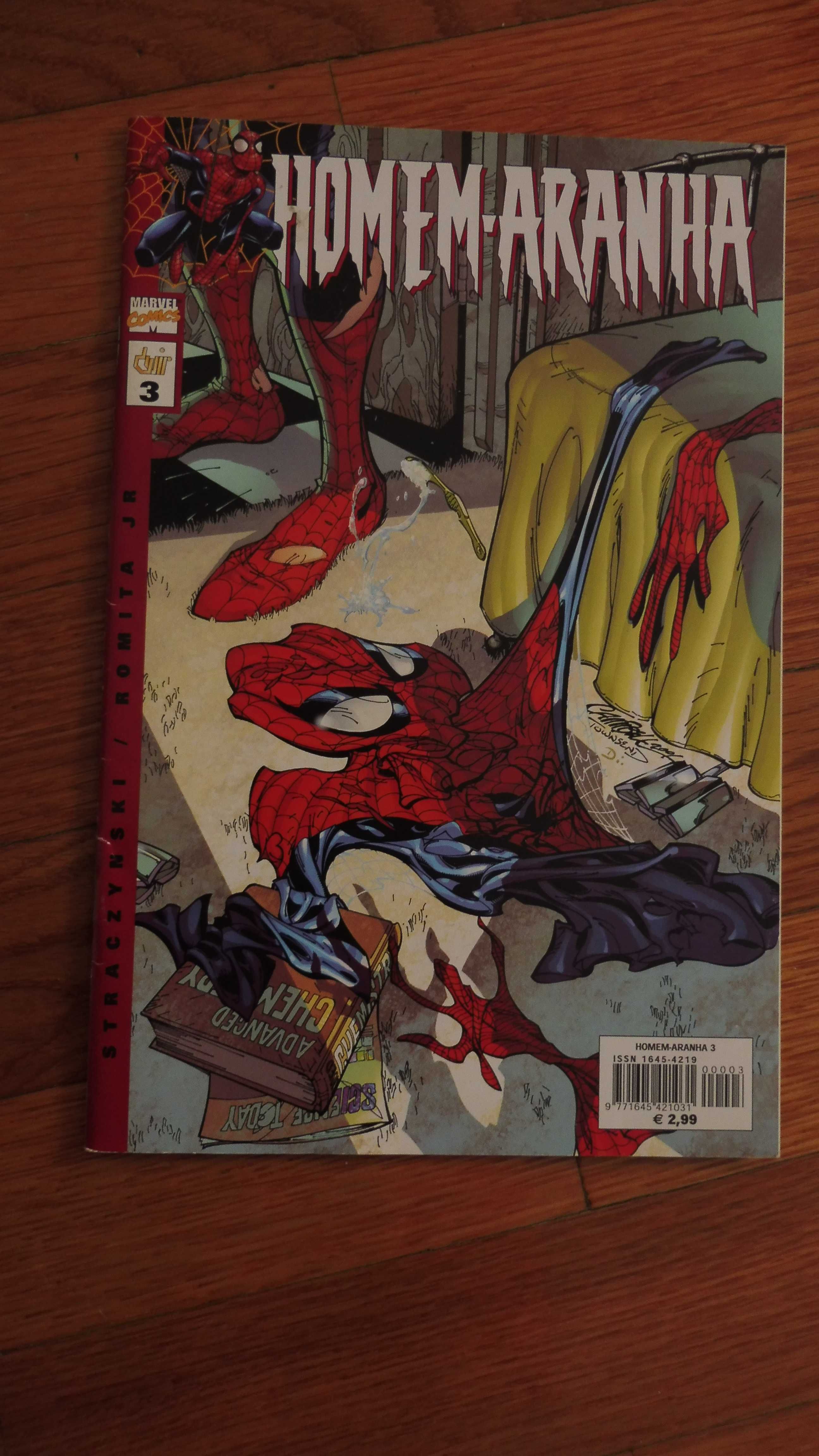 Banda desenhada Homem-Aranha (lote de 4 livros)