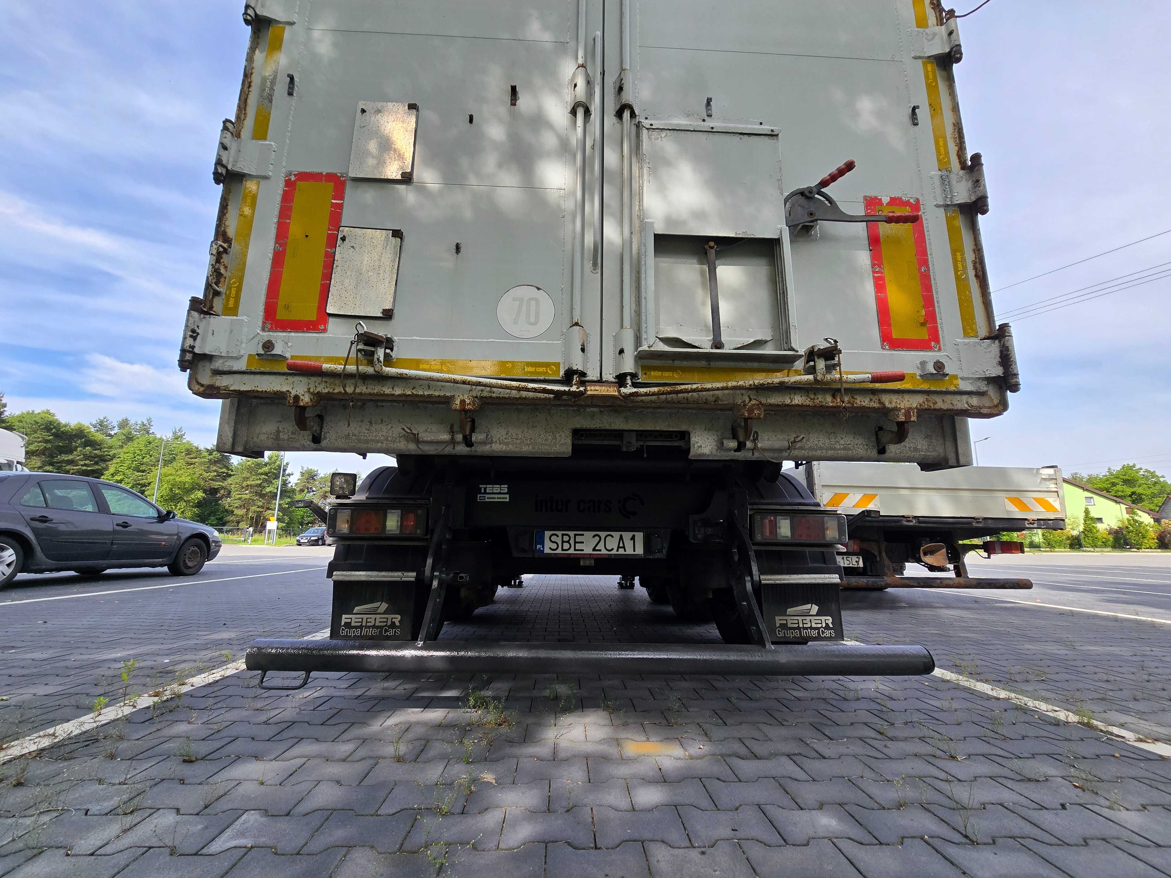 Naczepa wywrotka INTER CARS 45m3, klapodrzwi,zadbana,bezwypadkowa2015r