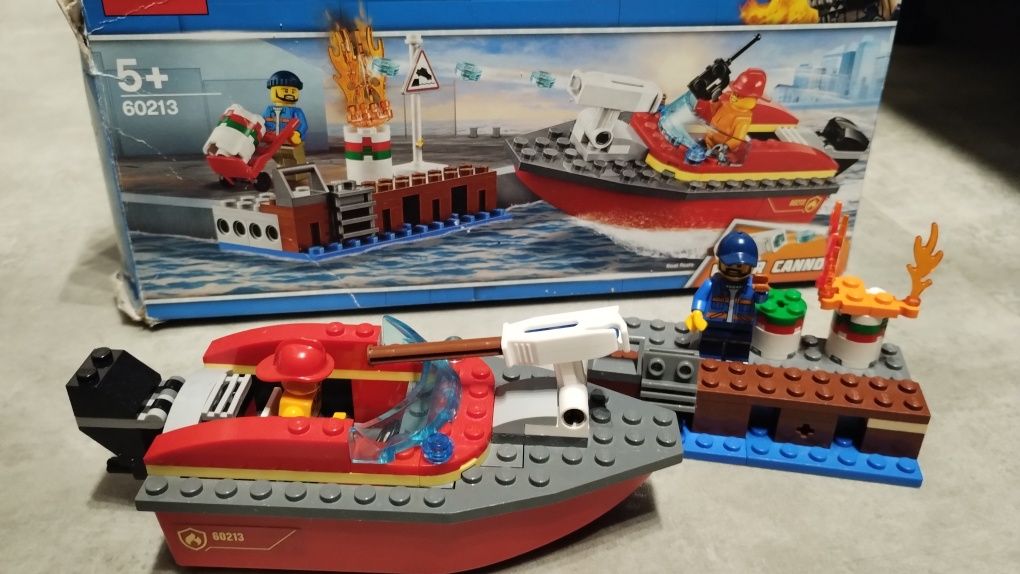 LEGO city łódka zestaw kompletny