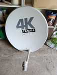 Antena satelitarna canal plus 4k 90 cm