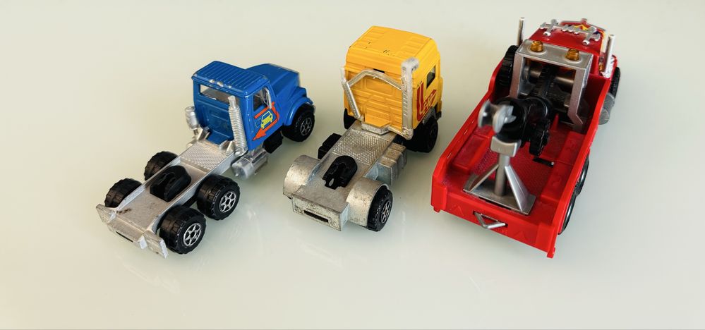 Majorette - zestaw 3 ciężarówek w skali jak Matchbox SuperKings