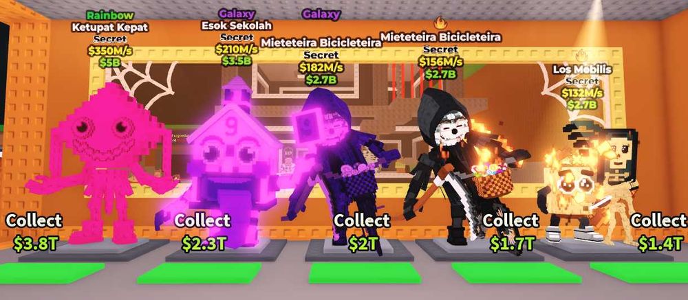 продаж браинротов в игре Steal a Brainrot