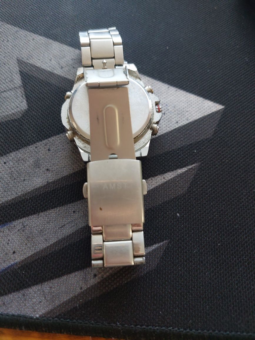 Zegarek AMST wojskowy komandorski kolekcjonerski unikat na bransolecie