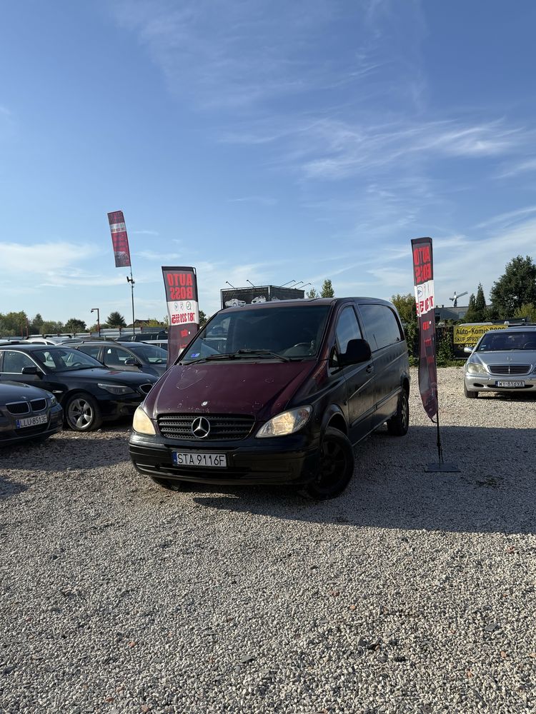 Na Sprzedaż Mercedes Vito 2.2D/4-os/klima/pakowny/zamiana/fajny st/alu