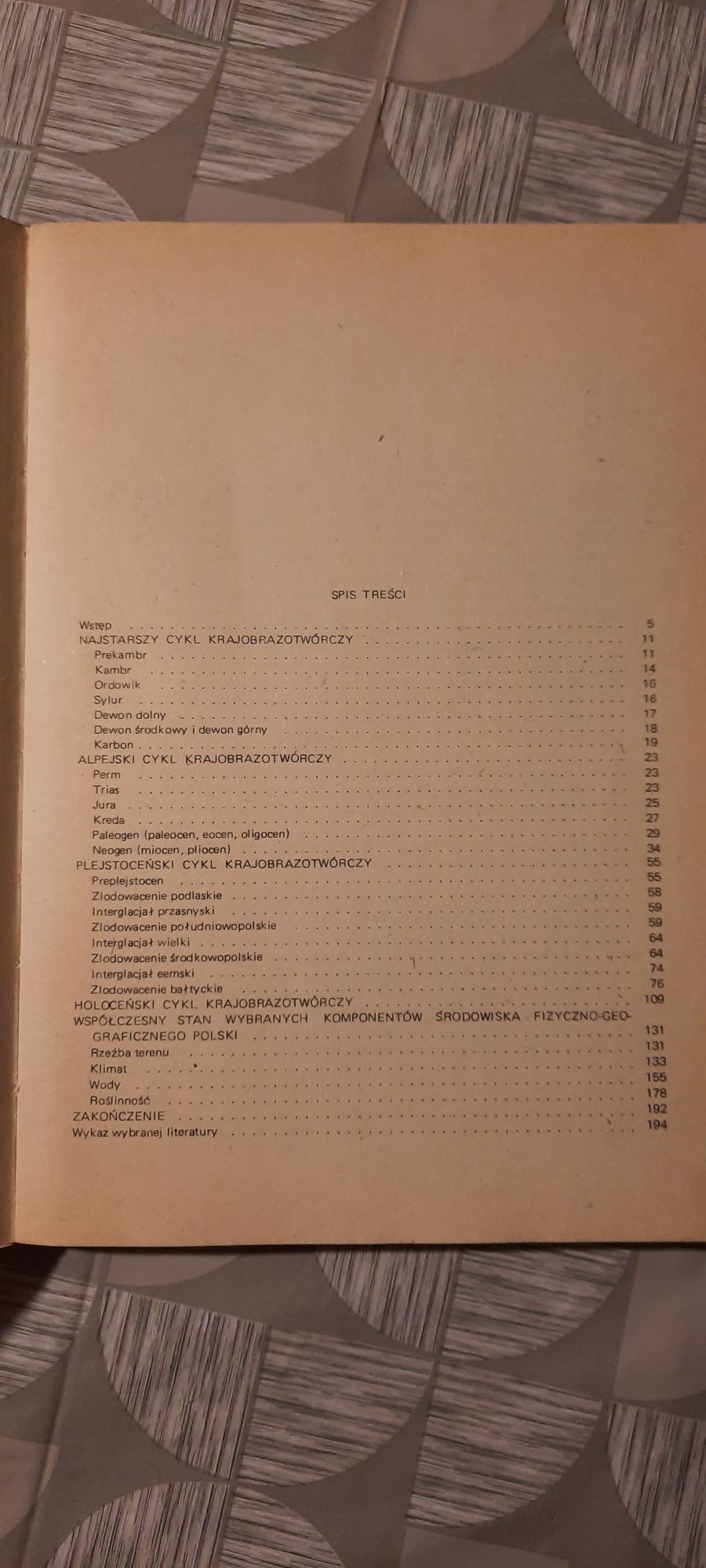 Rozwój środowiska fizyczno-geograficznego Polski. W.Stankowski.