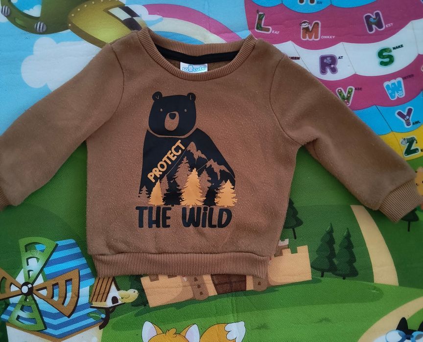 Батник, реглан, свитшот на флисе, джинсы, костюм, штаны, 74 р