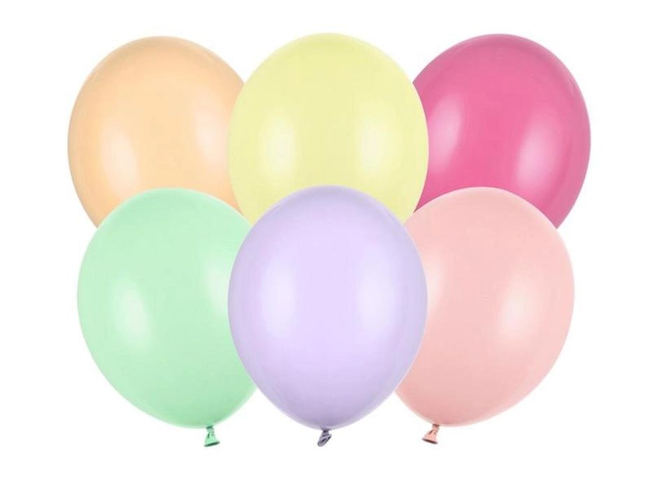 Balony Strong pastelowe 30cm 100szt PartyDeco
