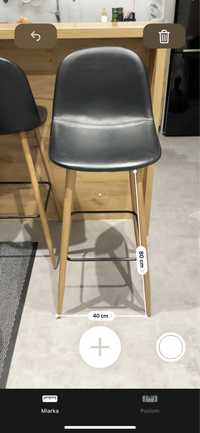 Krzesło barowe hoker kuchenny/barowy JONSTRUP