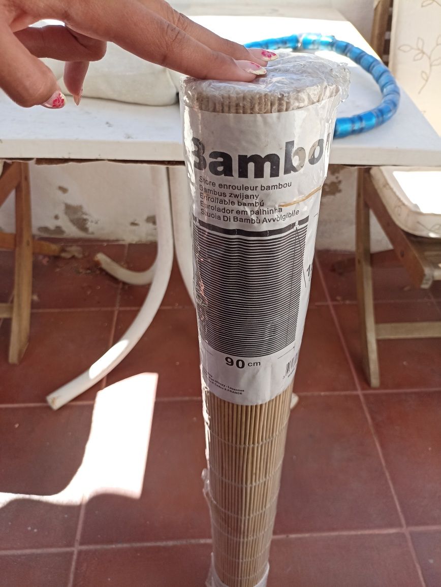 Cortina de bambu nova