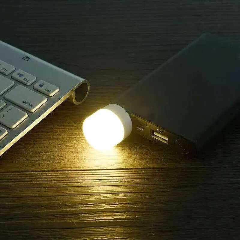 PowerGlow 10-Pack: Портативные USB LED лампочки 1W - Мини лампы