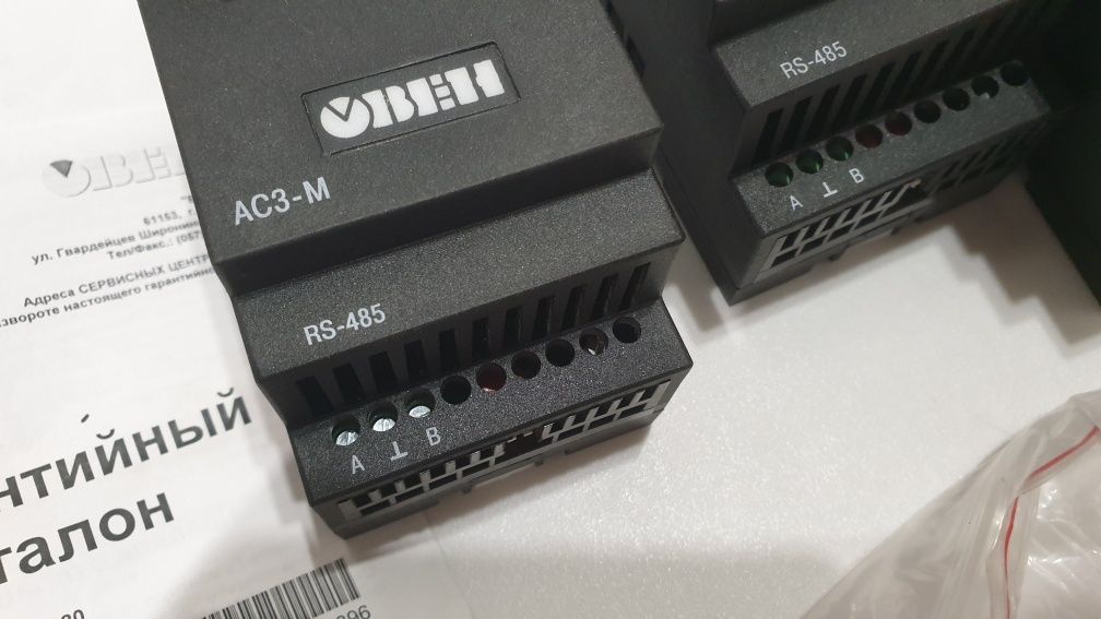 Овен АС3-М  преобразователь интерфейсов RS-232/RS-485