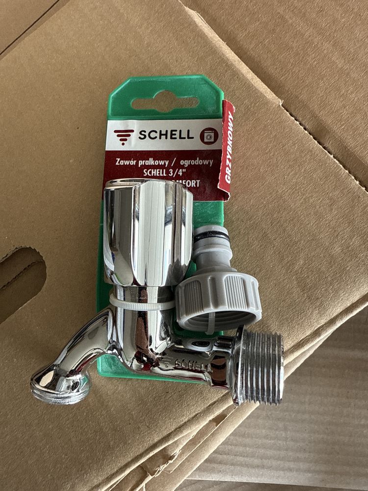 Zawor ogrodowy / pralkowy Schell 3/4”