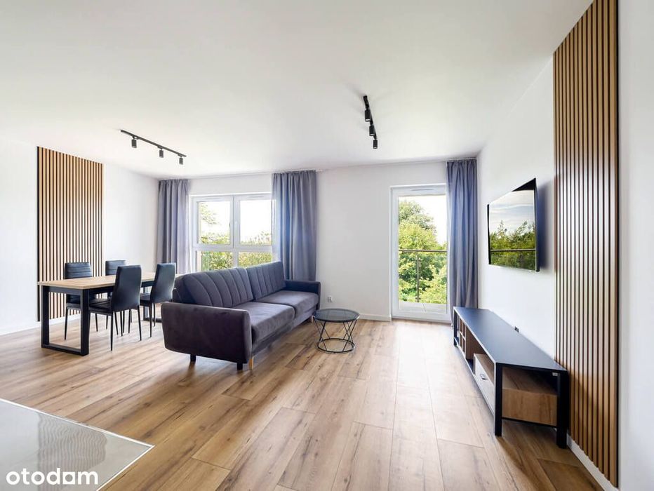 Nowoczesne 2 pokoje z pełnym wyposażeneiem