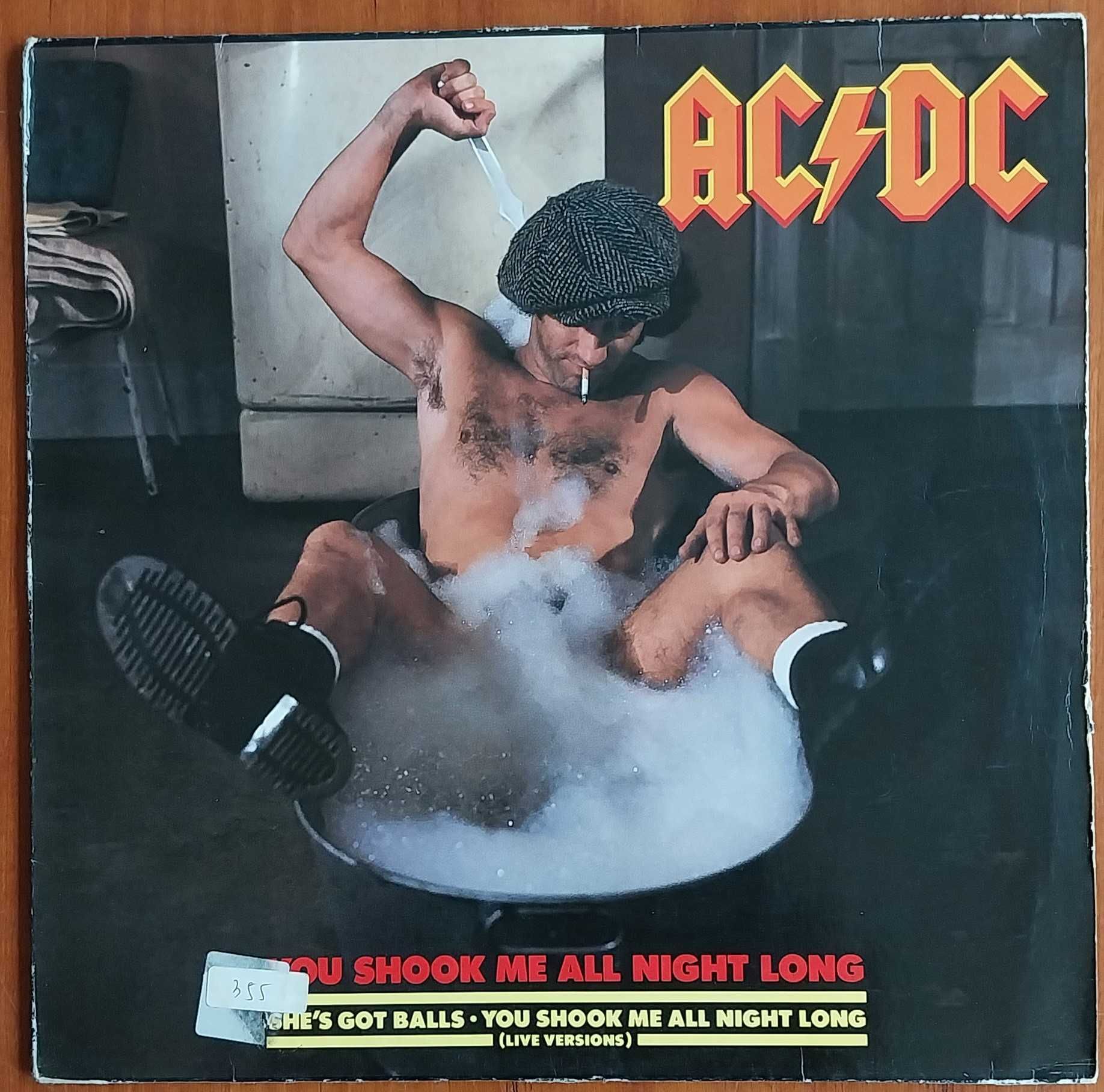 vinil: AC/DC “You shook me all night long”