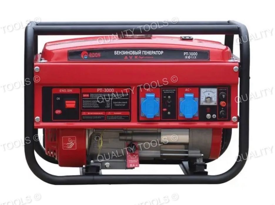 Бензиновый генератор EDON PT-3000 PT-3300 Вт Медная обмотка Качество Г