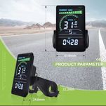 Tela LCD bike scooter novo