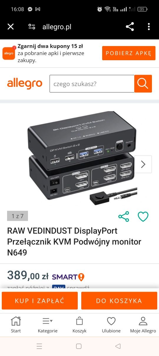 Sprzedam nowy osprzęt do monitor