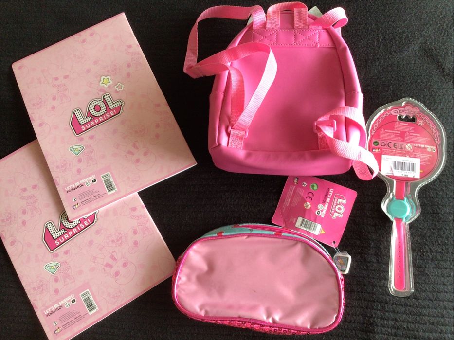 Material escolar e vestidos LOL Surprise! - NOVO