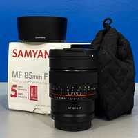 Samyang MF 85mm f/1.4 (Canon RF)